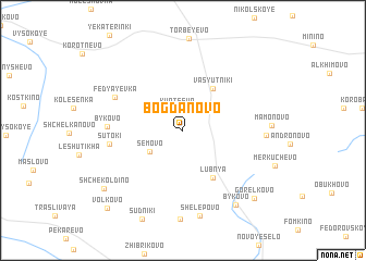 map of Bogdanovo