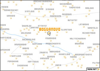 map of Bogdanovo