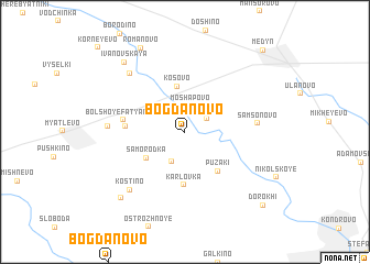 map of Bogdanovo