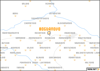 map of Bogdanovo