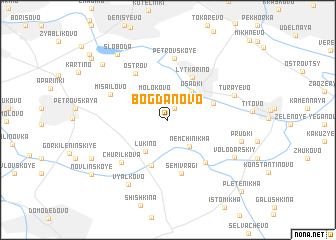 map of Bogdanovo