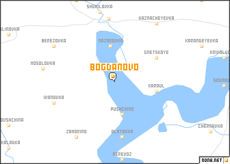 map of Bogdanovo