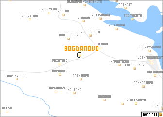 map of Bogdanovo