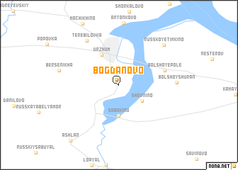 map of Bogdanovo