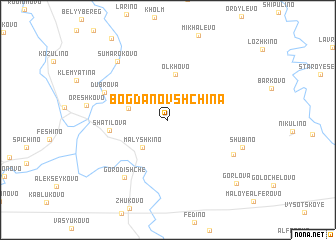 map of Bogdanovshchina