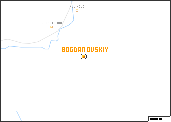 map of Bogdanovskiy