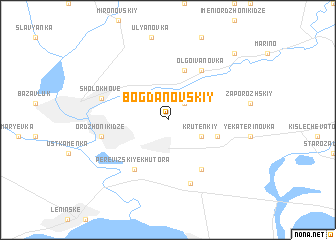 map of Bogdanovskiy