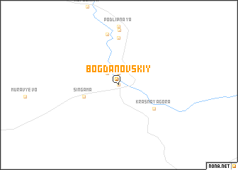 map of Bogdanovskiy