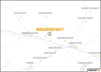 map of Bogdanovskiy