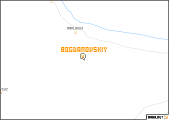 map of Bogdanovskiy