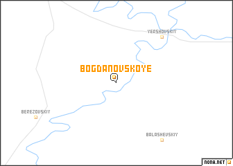 map of Bogdanovskoye