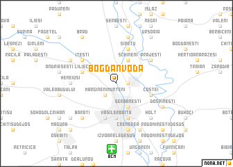 map of Bogdan Vodă