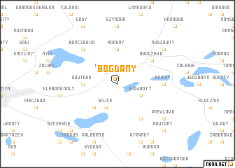 map of Bogdany