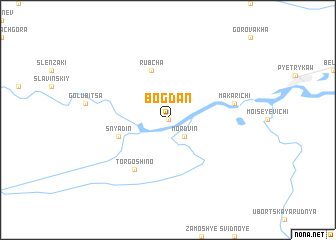 map of Bogdan