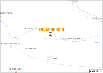 map of Bogdashkino