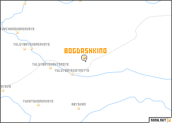 map of Bogdashkino