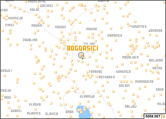 map of Bogdašići
