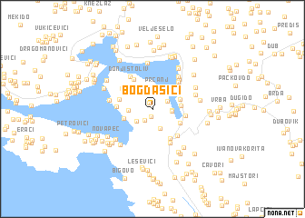 map of Bogdašići