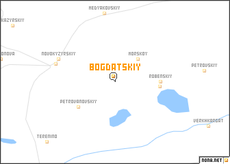 map of Bogdatskiy