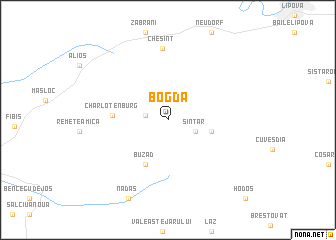 map of Bogda