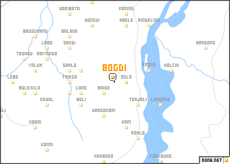 map of Bogdi