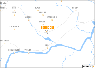 map of Bogdou