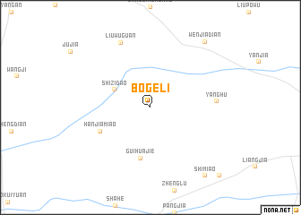 map of Bogeli