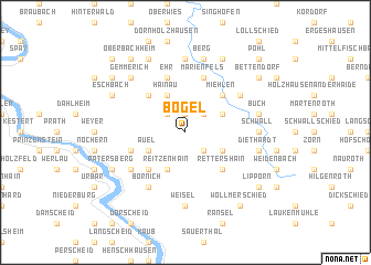 map of Bogel