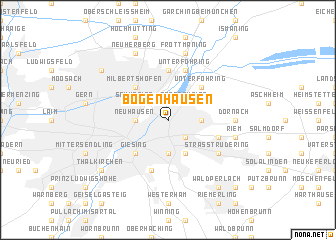 map of Bogenhausen