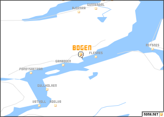 map of Bogen