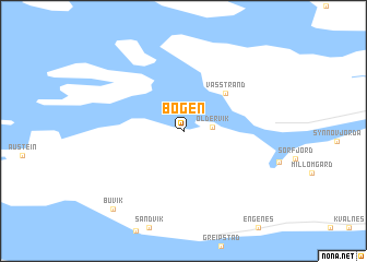 map of Bogen