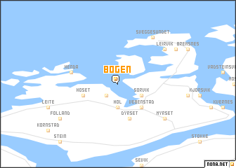 map of Bogen