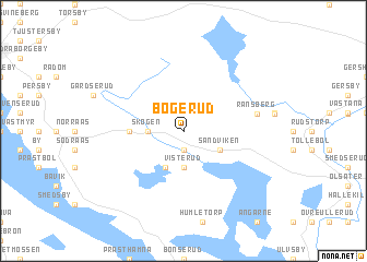 map of Bogerud