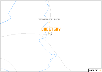 map of Bögetsay