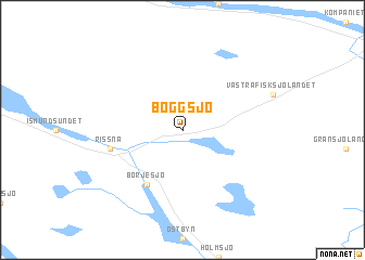 map of Boggsjö