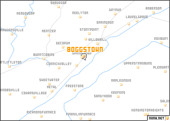map of Boggstown