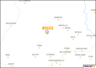 map of Boggs