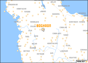 map of Boghaon