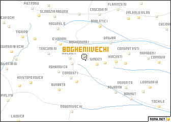 map of Boghenii Vechi