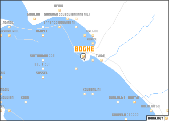 map of Boghé