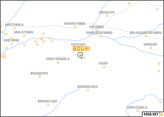 map of Boghī