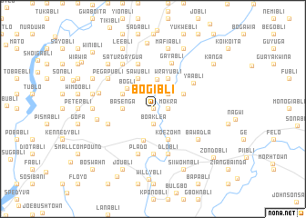 map of Bogibli