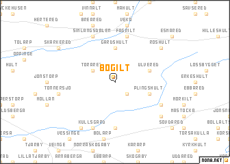 map of Bögilt