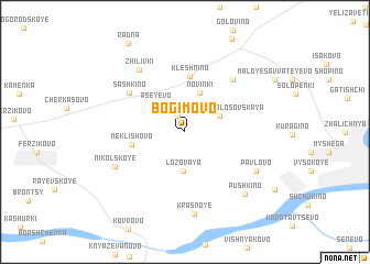 map of Bogimovo