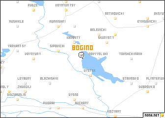 map of Bogino