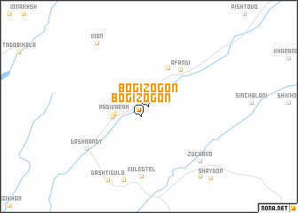 map of Bogizogon