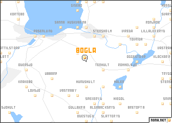 map of Bogla