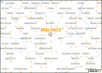 map of Boglewice