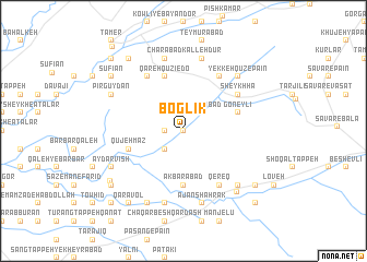 map of Boglīk