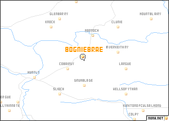 map of Bogniebrae